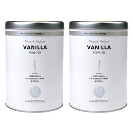 The Coffee Bean & Tea Leaf, Vanilla (No Suger Added) Creamer for Coffee, Lattes, Smoothies, Drinks, Baking, 22oz tin, 2 pack
