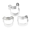 DELISH KITCHEN CX-40 Pearl Metal Stainless Steel Cookie Cutters Set