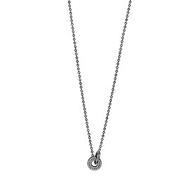 Emporio Armani Men's Black Stainless Steel Pendant Necklace (Model: EGS3027040)