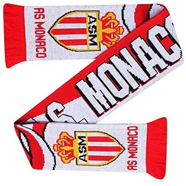 AS MONACO Ligue 1 Football Scarf (100% Acrylic)