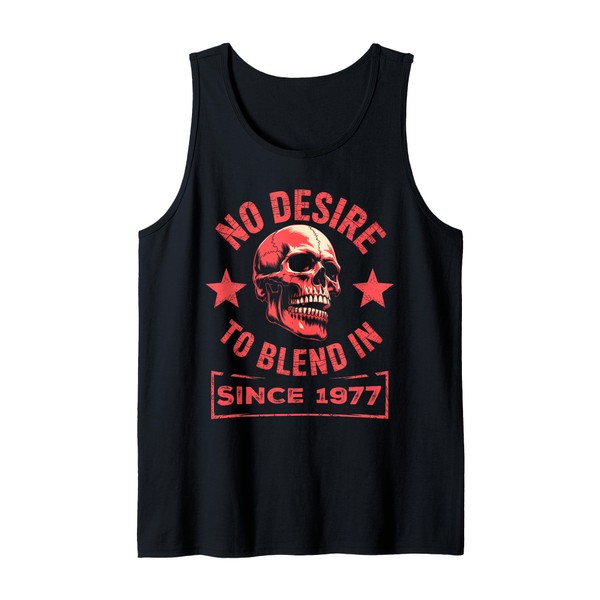 No Desire to Blend in – Skull Graphic Birthday Since