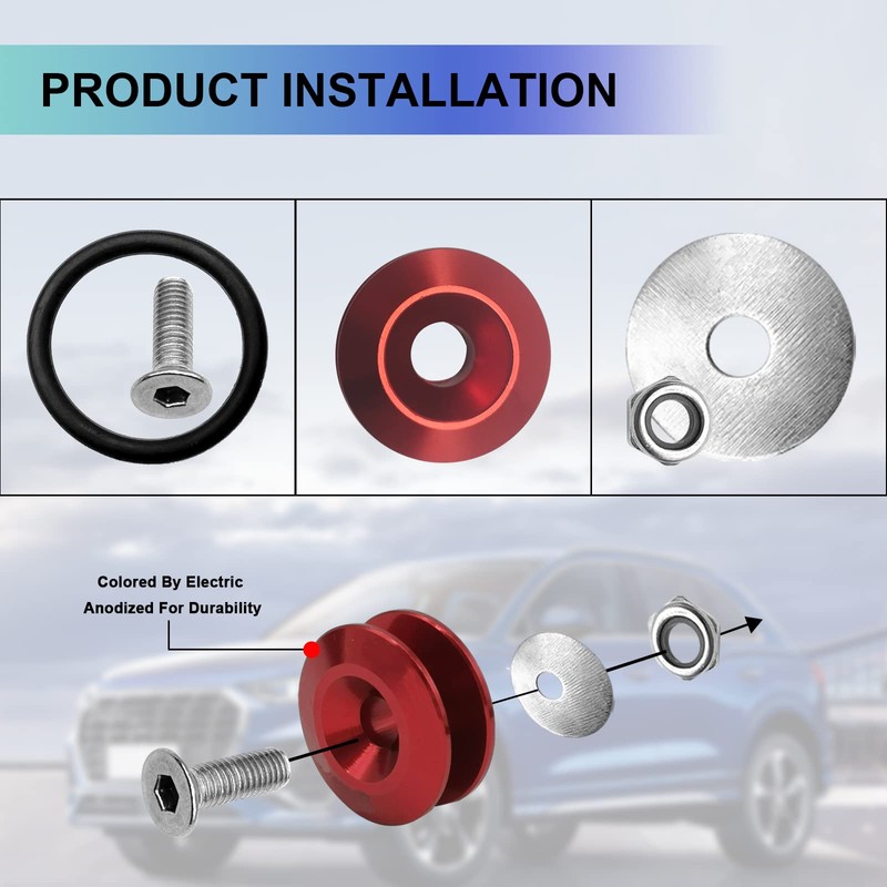 Bumper Quick Release, Bumper Trunk Quick Release Fastener Kit, Quick