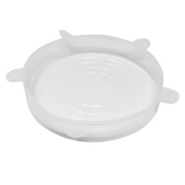 Norpro 6 Piece Reusable Food-Safe Silicone Lids Set - Fits 2.5" to 11" Openings