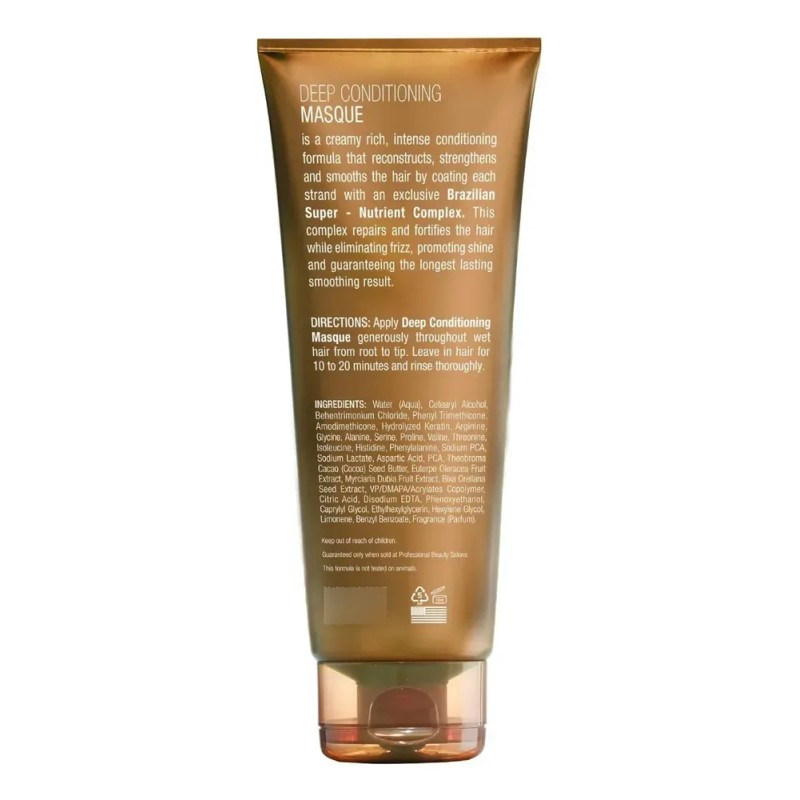 Mascarilla Hidratacion Profunda Brazilian Blowout Deep 240ml
