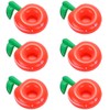 6 Pack Inflatable Cherry Drink Holder, LIYDE Drink Floaties Floating