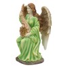 Ebros カラフル 座っているローマの天使 豊か 繁栄 ポジティブ エネルギー 像 高さ7インチ アブンジア