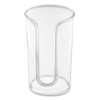 iDesign Paper & Plastic Disposable Cup Dispenser for Bathroom Countertops,