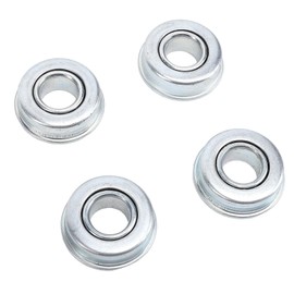 4 Pcs Universal Lawnmower Bearing Steel Lawnmower Wheel Bearings Heavy Duty Lawnmower Shaft Bearings Replacement 12.7mm x 28.6mm