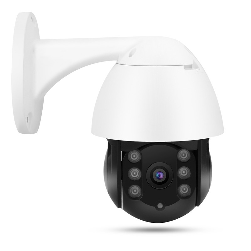 1080P Waterproof Wireless 6 lights IR PTZ Speed Dome Outdoor