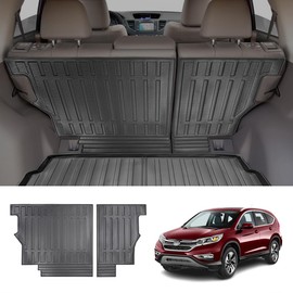 Vanseno Backrest Mat Compatible for 2012-2016 Honda CRV Back Seat Protector All-Weather Protection Mats for 2012 2013 2014 2015 2016 Honda CRV Accessories