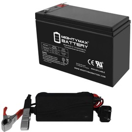 Mighty Max Battery 12V 8AH Battery for Portable Fish Finder 570 + 12V 1Amp Charger