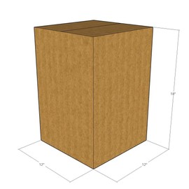 12x12x18 New Corrugated Boxes for Moving or Shipping Needs 32 ECT