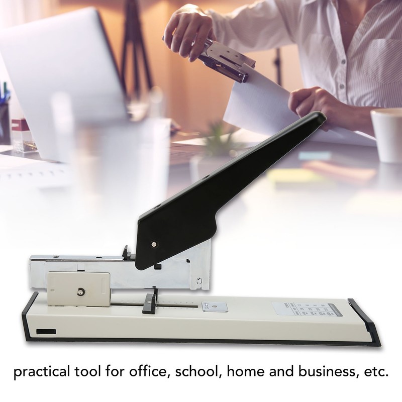 Heavy Duty Stapler Effort Saving Thickened Large Capacity Sturdy Metal