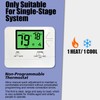 Heagstat Non-Programmable Thermostats for Home Single-Stage 1 Heat/ 1 Cool