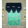 Today's Curtain Emelia Original Voile Ascot 25", Navy, 40" W