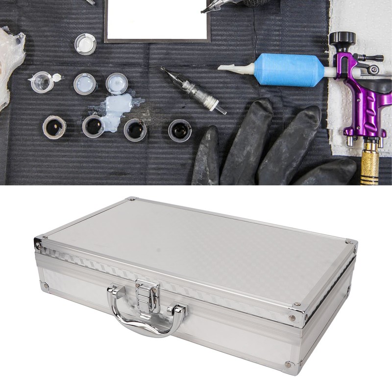 Multifunction Storage Box Large Capacity Buckle Closure Aluminum Tools Organize