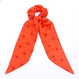 LunaMarie Luxury Satin Hair Scrunchies for Women (Ember)