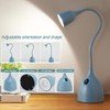 EJIAXIN Gooseneck Desk Lamp 360 LED Flexible Reading Light for