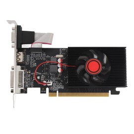 Graphics Card,1GB DDR3 64 Bit Gaming Video Card,PCI Express 2.0 16X Interface, HDMI, DVI, VGA, Single Fan, Computer Video Card for Working Gaming