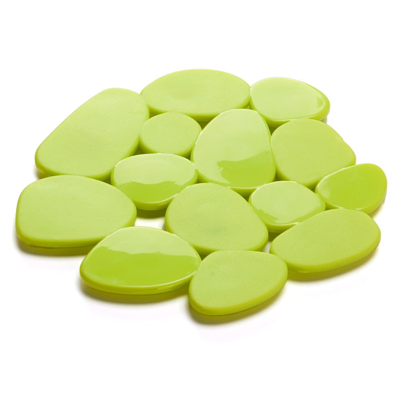 MSV Duschmatte Badematte Badewanneneinlage Anti Rutsch Pads Kieselstein - 4