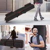SNIGJAT 88 Key Keyboard Case with Wheels (Interior: 57.2"x18.2"x6.8"), Padded