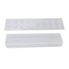 Acrylic Flower Vase Clear Rectangular Centerpiece Box Home Decoration for