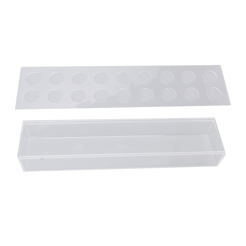 Acrylic Flower Vase Clear Rectangular Centerpiece Box Home Decoration for
