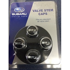 Subaru WRX Logo Tire Valve Stem Caps Set Forester Impreza Legacy Outback STi Genuine All Models