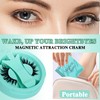 Fox-Eye Magnetic Eyelashes with Applicator - Reusable Natural Lashes, No