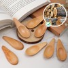 8pcs Handmade Tiny Wooden Spoons, 2.76x0.98 Inch Wood Spice Teaspoons