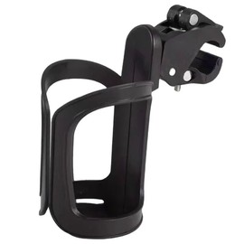 Orco Bike Bottle Holder, Black Bicycle Cup Holder 360 Degrees Rotation Cycling Water Bottle Cages; fit Bicycles, Mountain Bikes, Prams and Wheelchair