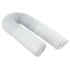 SPARES2GO Exterior Wall Venting Kit & Extension Hose for White
