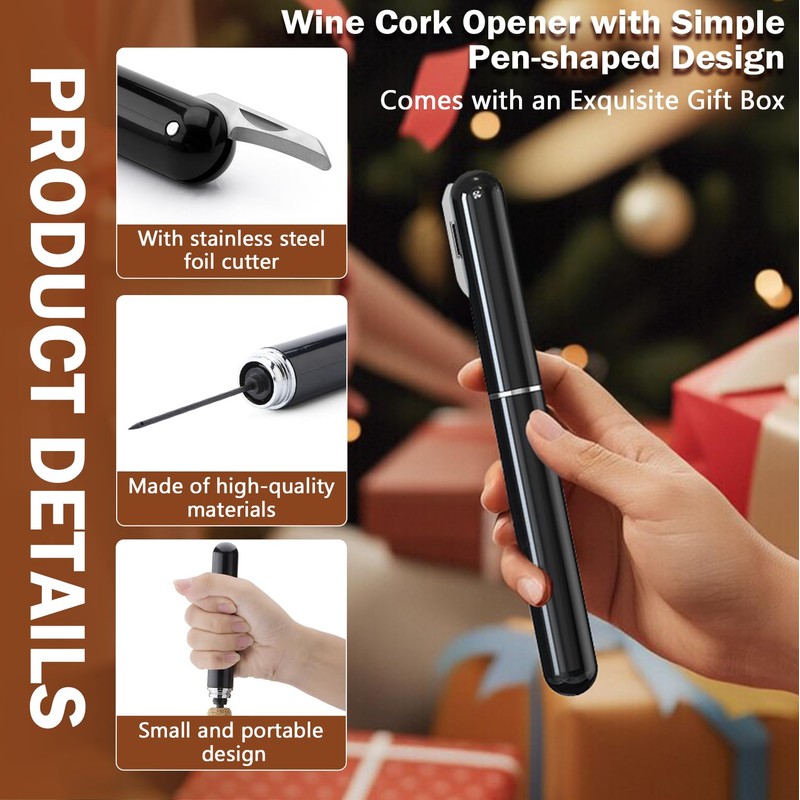 Air Pressure Wine Bottle Opener - NUCOKRS Special Pen Shape