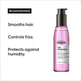LOral Professionnel Paris Liss Unlimited Srum  Srum anti-frizz  Proteccin duradera contra el frizz y la humedad  Hidrata y suaviza  Con tecnologa de  