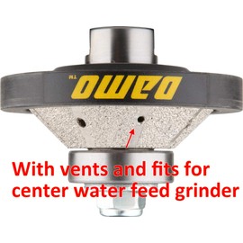 DAMO 3/16 inch Bevel Diamond Hand Profiler Router Bit Profile Wheel with 5/8-11 Thread for Granite Concrete Marble Countertop Edge