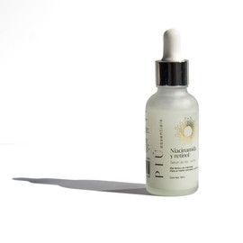 Suero Facial de Noche con Niacinamida y Retinol, Hidratación y Anti Edad, 30 ml, Vegano, Hipoalergénico