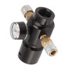 CO2 Mini Regulator Aluminum Alloy Brass Stainless Steel 8mm Dual