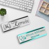 Insignias de etiquetas de nombre grabadas personalizadas: identificación personalizada con