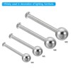 PATIKIL Nuts Button 5 Pack M4 Internal Thread 8 mm