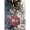 Set of 2 Round Dog Tag Identification Tag Made of