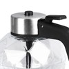 Honey Syrup Dispenser with Stand Multipurpose Honey Jar Clear Glass