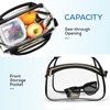 TOURIT Stadium Approved Clear Lunch Bag Transparent Bag with Adjustable