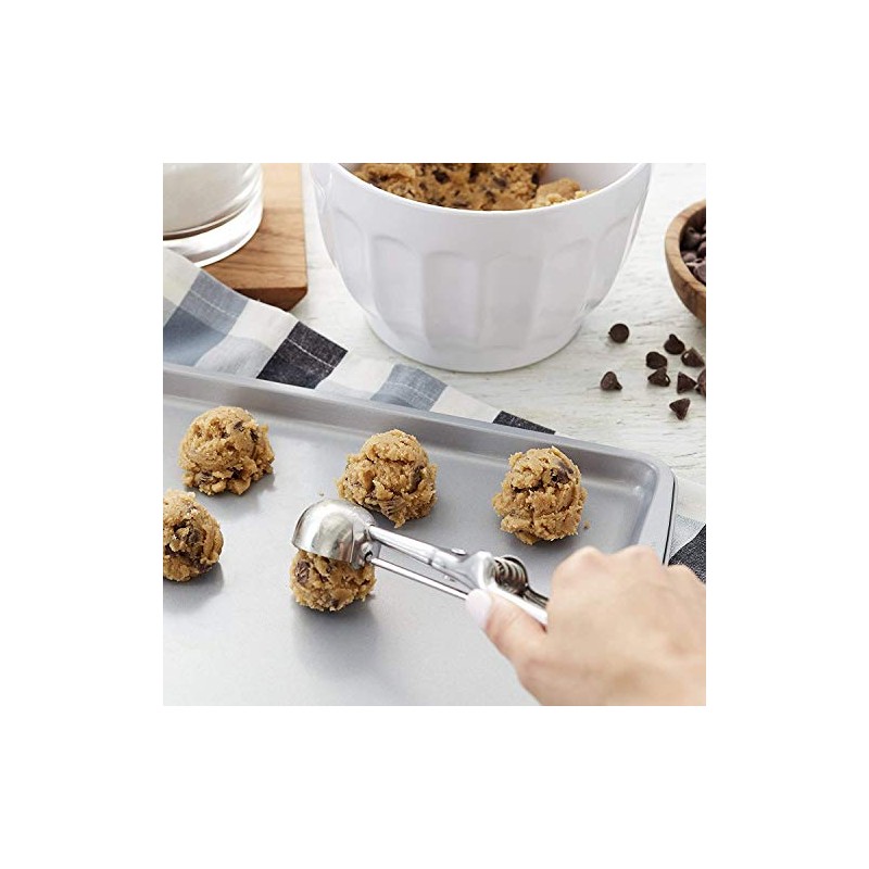 Ice Cream Scoop, Stainless Steel Ice Cream Scooper Professional No-Slip