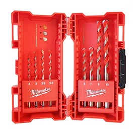Milwaukee Premium Concrete Drill Bits 3 Sided Set of 8 4932471193