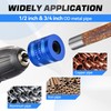 1/2" & 3/4" Metal Copper Pipe Cleaner for Drill with