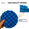 BLINGOBLING 18Pcs 6Inch Buffing Sponge Waffle Foam Buffing Pads Polishing