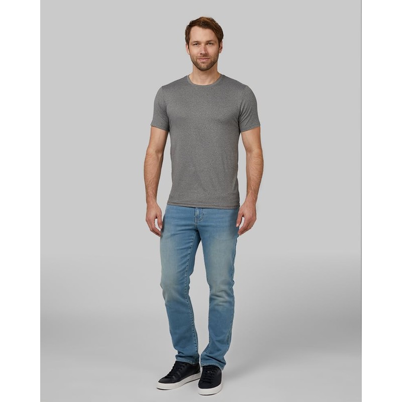 32 Degrees Mens Cool Quick Dry Active Basic Crew T-Shirt,
