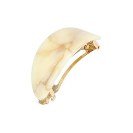 France Luxe Oval Ponytail Barrette, Carrara - HAIR CLIP - Women's - 1 Count (Pack of 1)