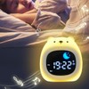 AIXXCUVQ Alarm Clock for Kids with Groclock Sleep Training System