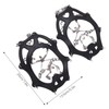 Ice Traction Cleats Shoe Crampons Snow Grips with 19 Spikes